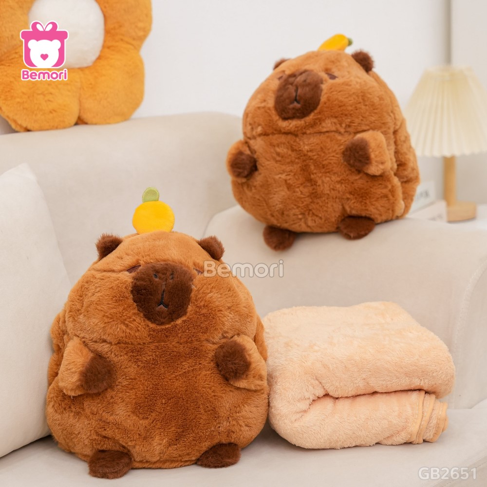 Gối Chăn Mền Capybara