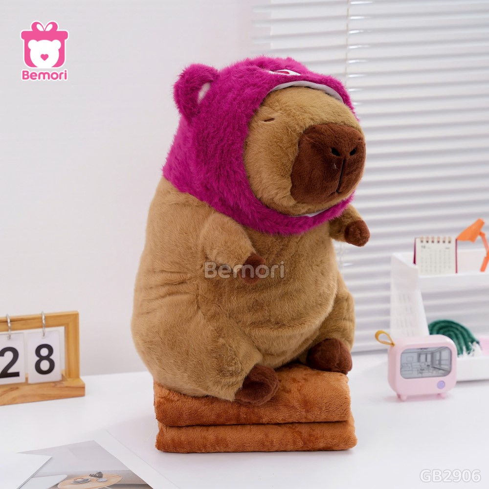 Gối Chăn Mền Capybara Cosplay Lotso