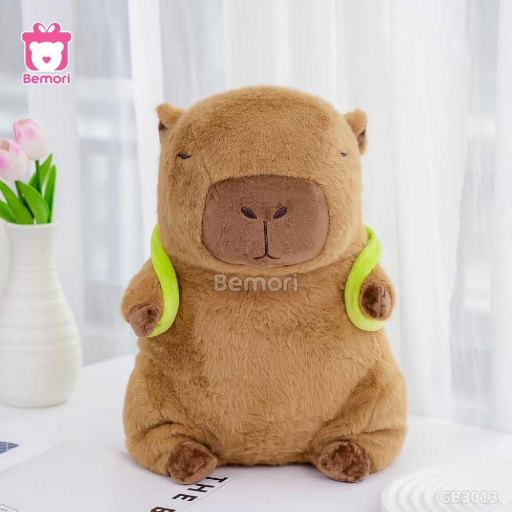 Gối Chăn Mền Capybara Đeo Túi Rùa thiết kế tỉ mỉ, bền đẹp
