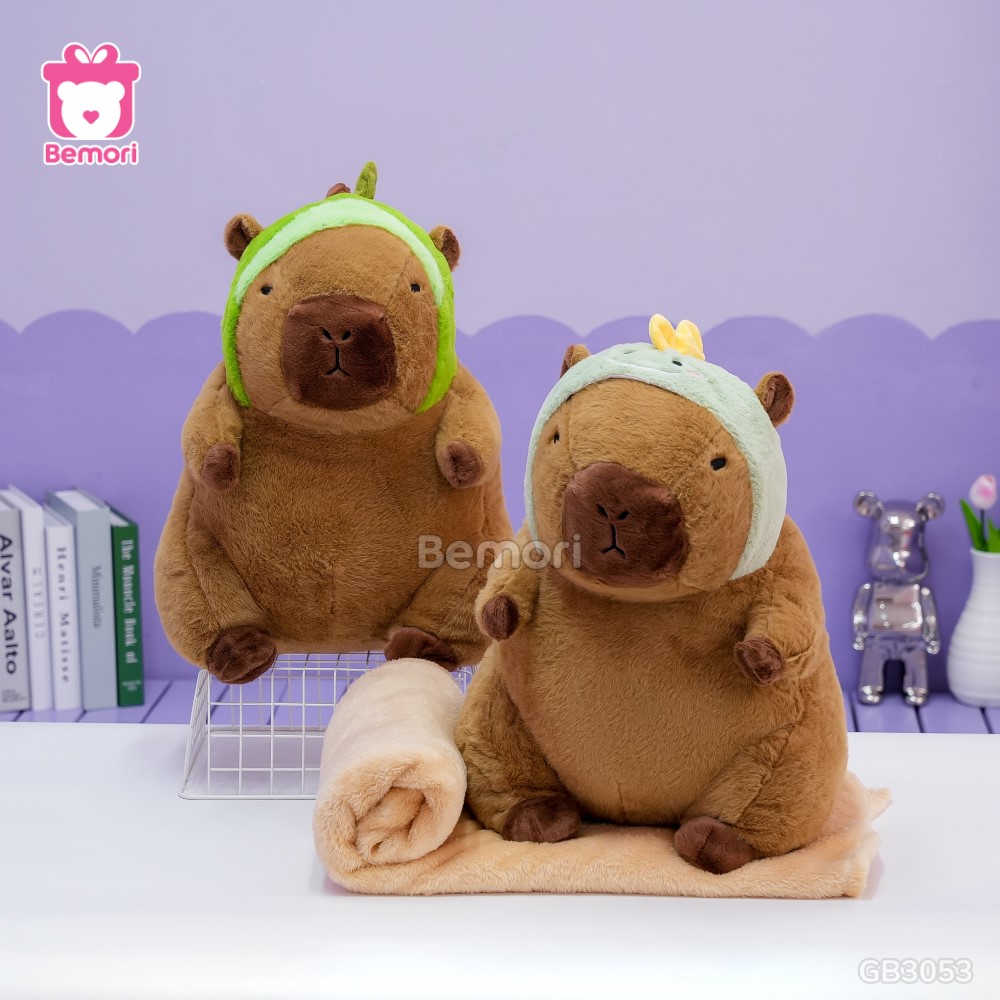 Gối Chăn Mền Chuột Capybara Cosplay đa dạng mẫu mã