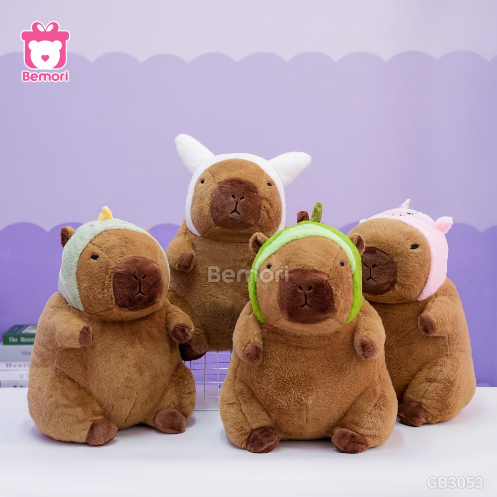 Gối Chăn Mền Chuột Capybara Cosplay