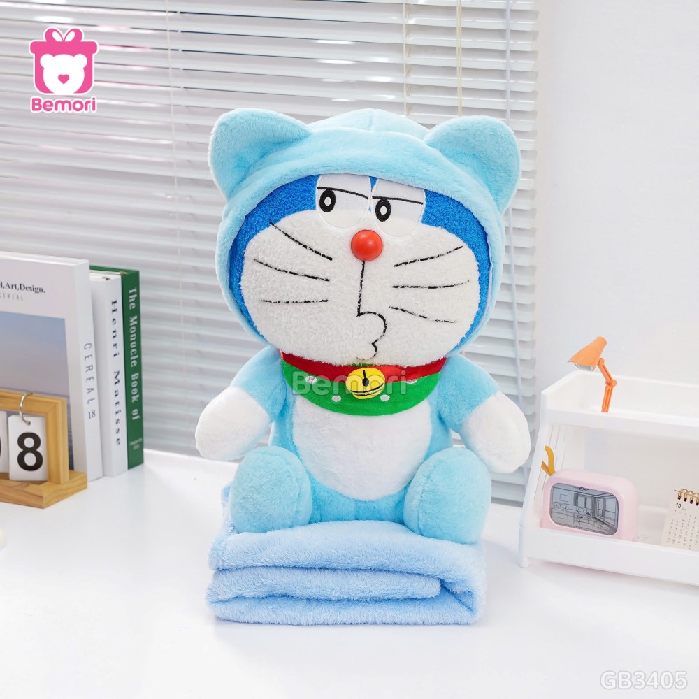 Gối Chăn Mền Doraemon mềm mại và ấm áp