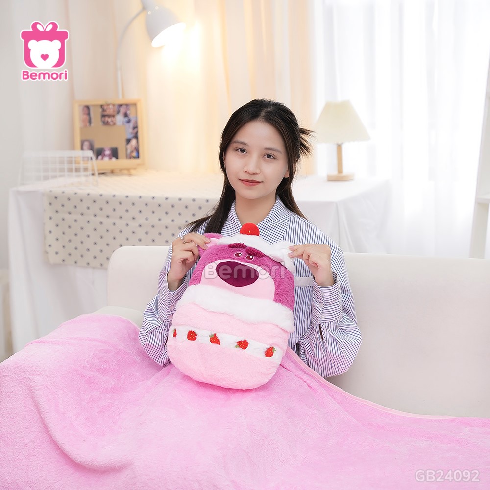 Gối Chăn Mền Lotso Bánh Kem