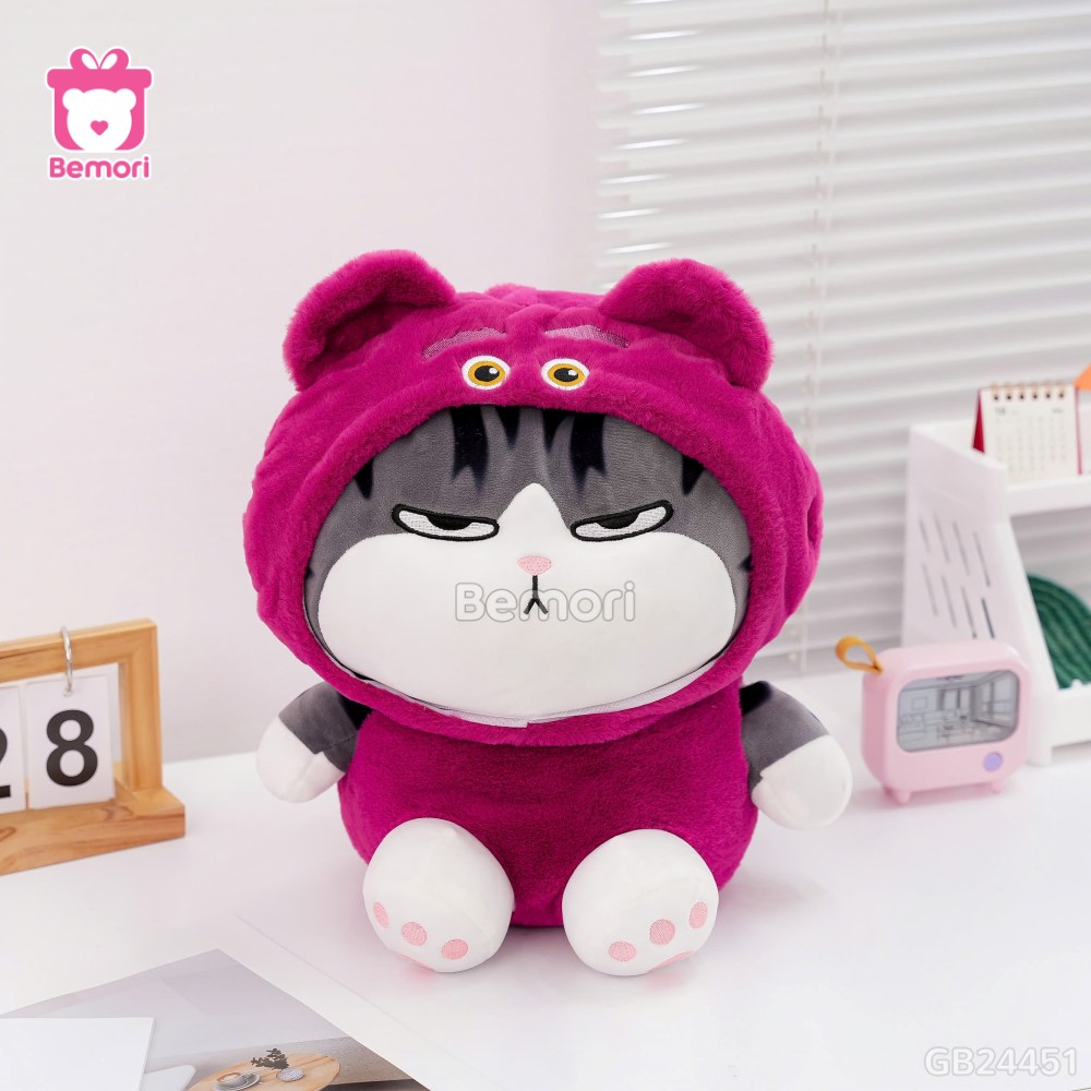 Gối Chăn Mền Mèo Hoàng Thượng Cosplay Lotso