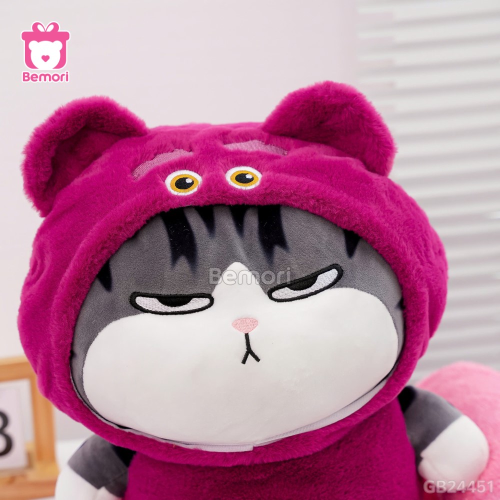 Gối Chăn Mền Mèo Hoàng Thượng Cosplay Lotso