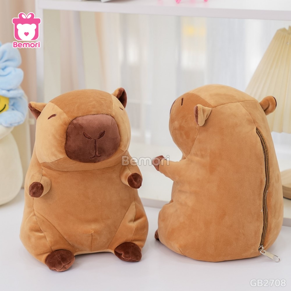 Gối Cổ Biến Hình – Gấu Bông Capybara