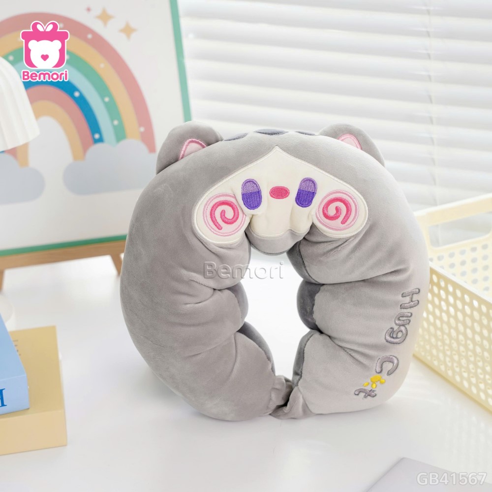 Gối Cổ Bông Dài Tai Thú