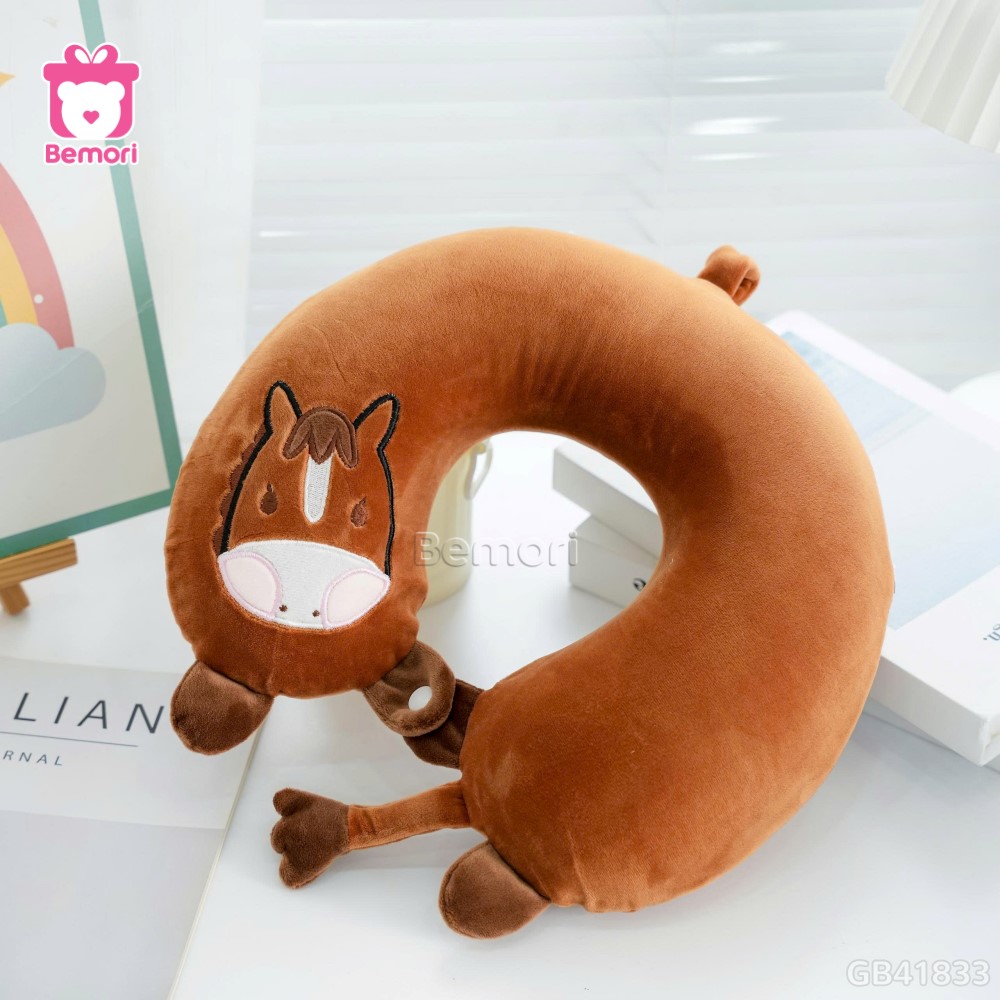 Gối Cổ Cao Su Đầu Ngựa