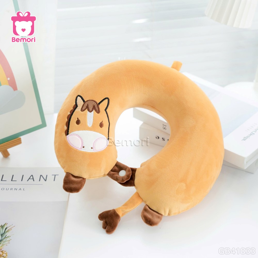 Gối Cổ Cao Su Đầu Ngựa