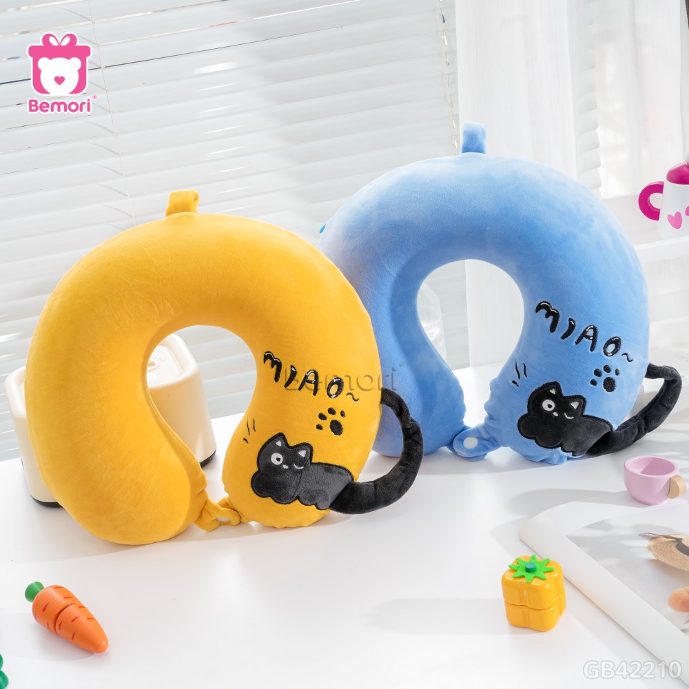 Gối Cổ Cao Su Mèo Miao