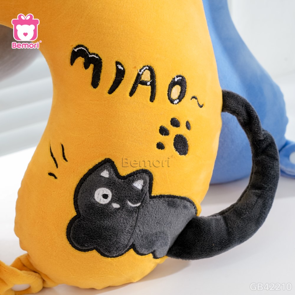 Gối Cổ Cao Su Mèo Miao