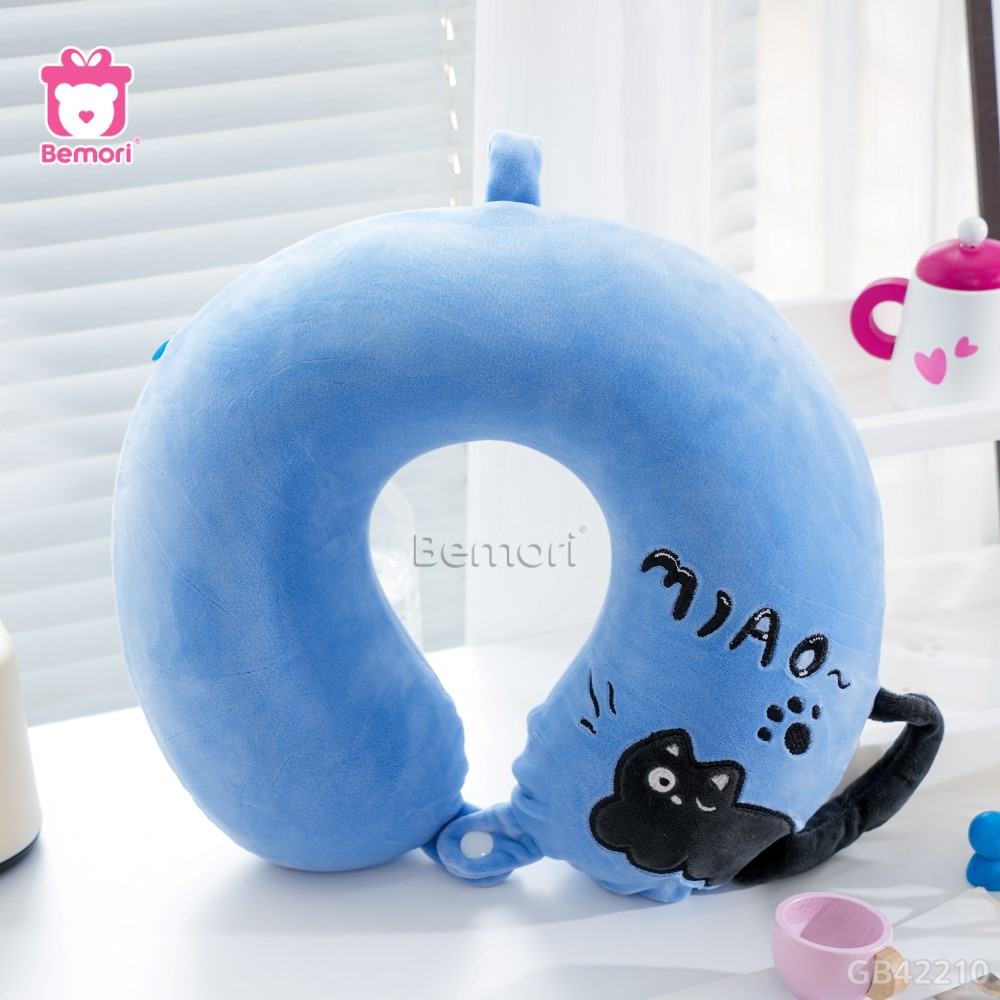 Gối Cổ Cao Su Mèo Miao