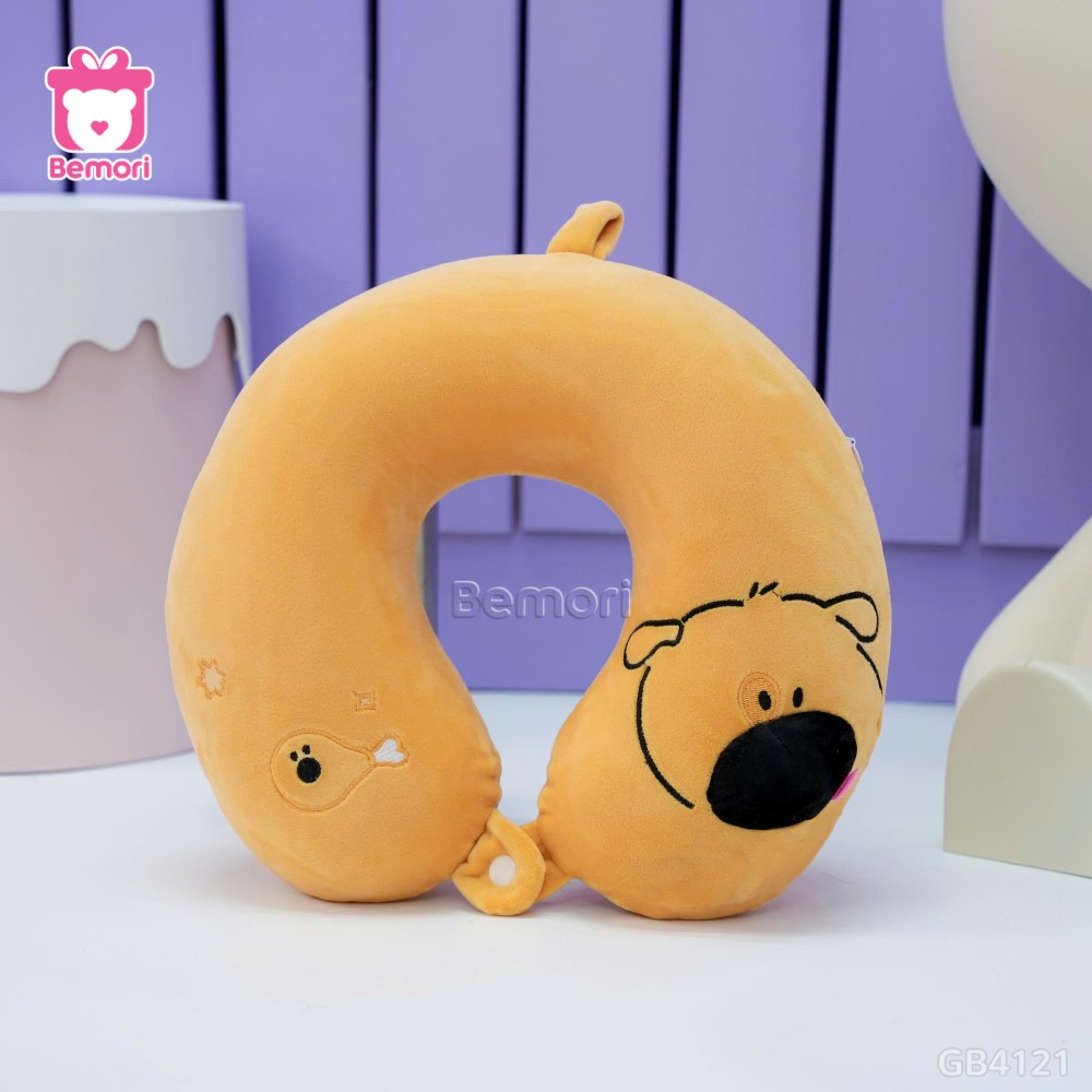 Gối Cổ Cao Su Chó Đùi Gà