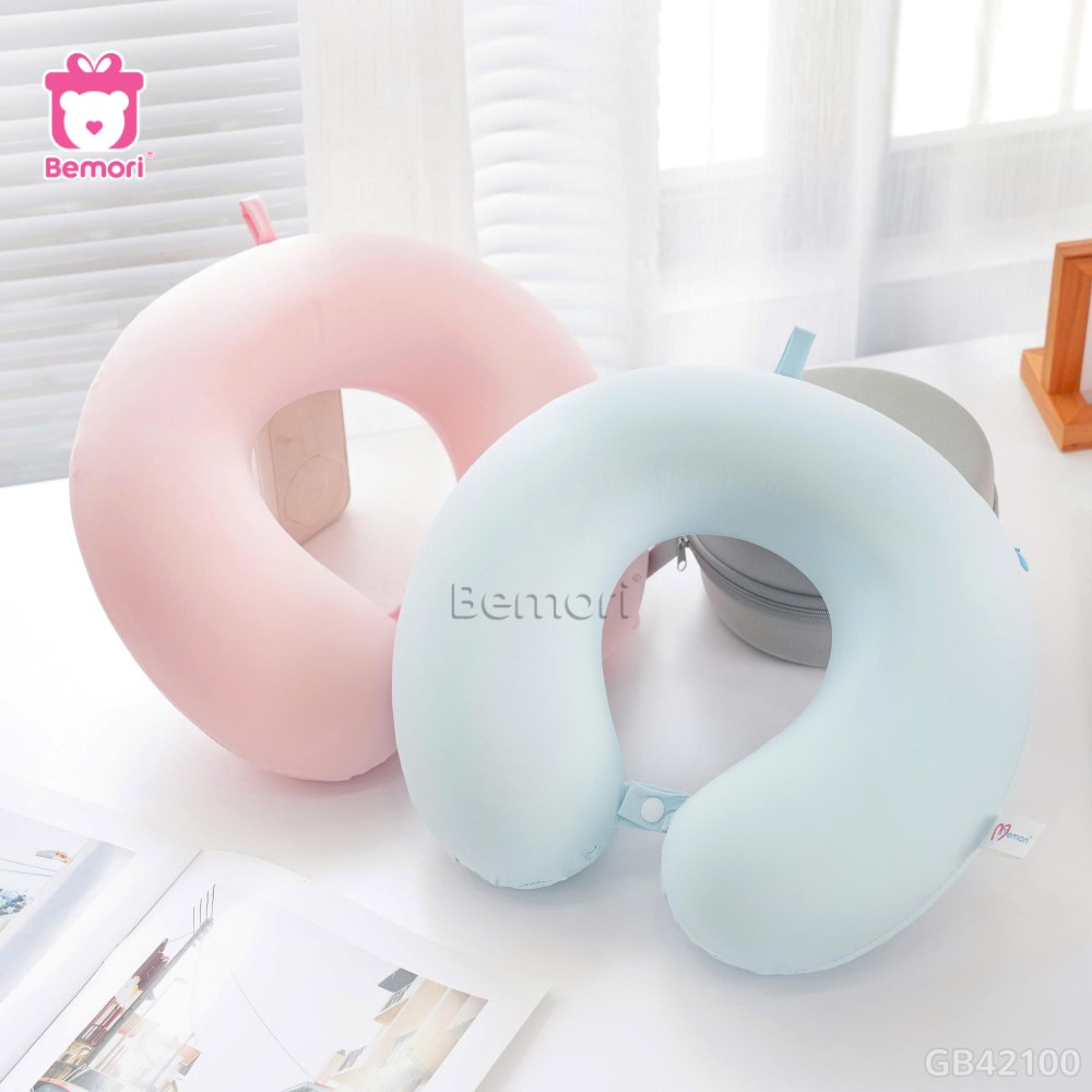 Gối Cổ Cao Su Thun Lạnh Có Hộp