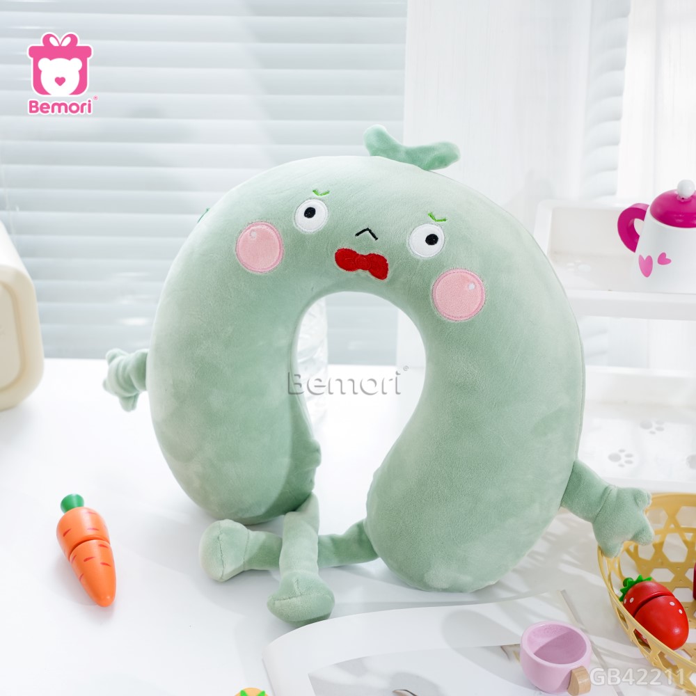 Gối Cổ Cao Su Trái Cây Má Hồng