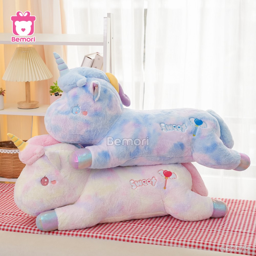 Gối Bông Unicorn Nằm Galaxy