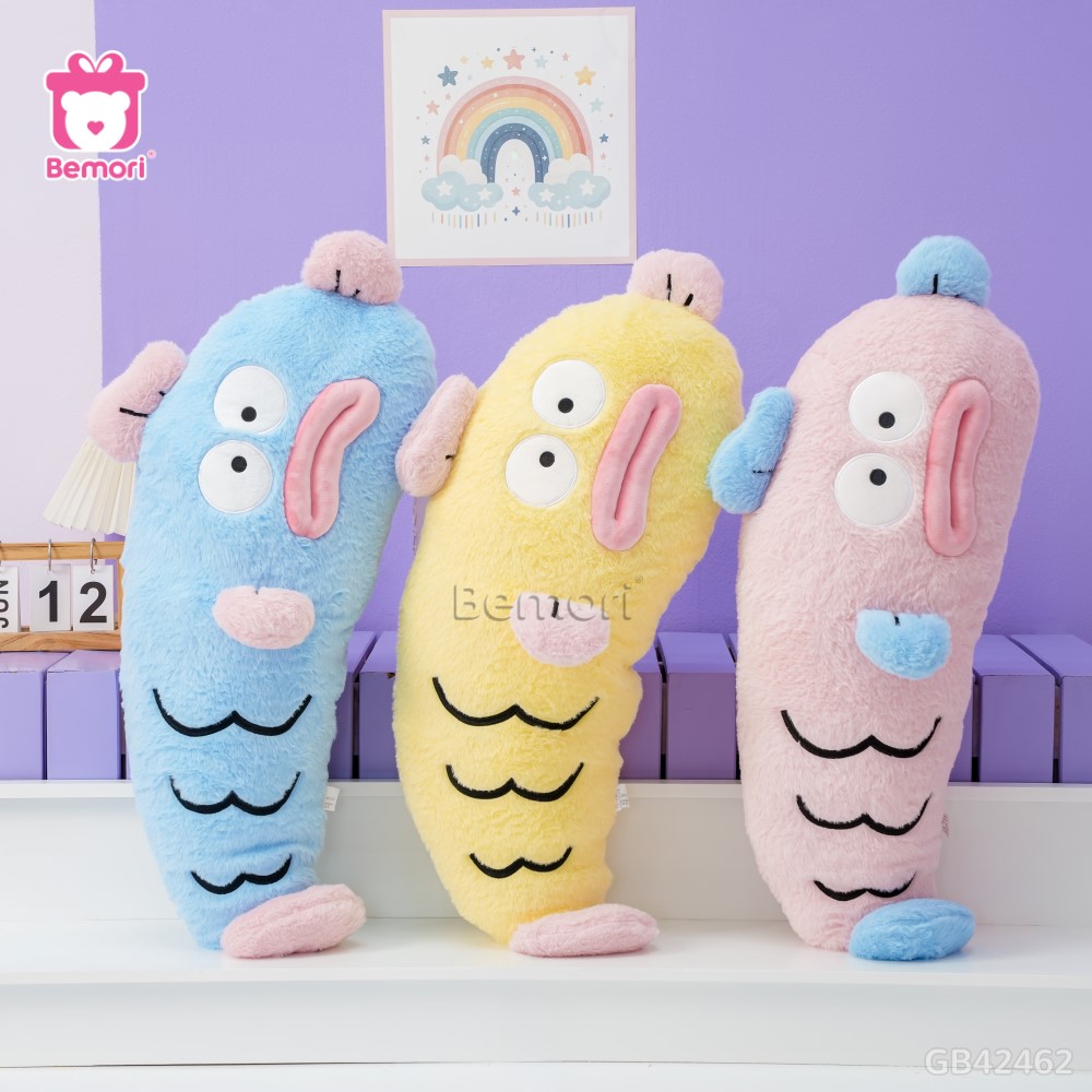 Gối Ôm Cá Môi Tều hài hước, ôm nạp năng lượng mỗi ngày