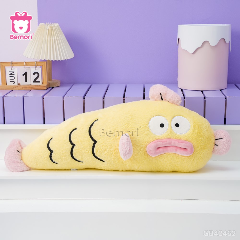 Gối Ôm Cá Môi Tều làm gối tựa ngộ nghĩnh cho dân văn phòng khi mỏi mệt