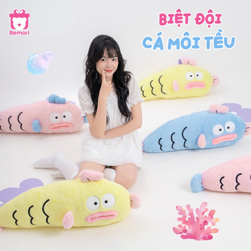 Gối Ôm Cá Môi Tều đã được bán tại Bemori