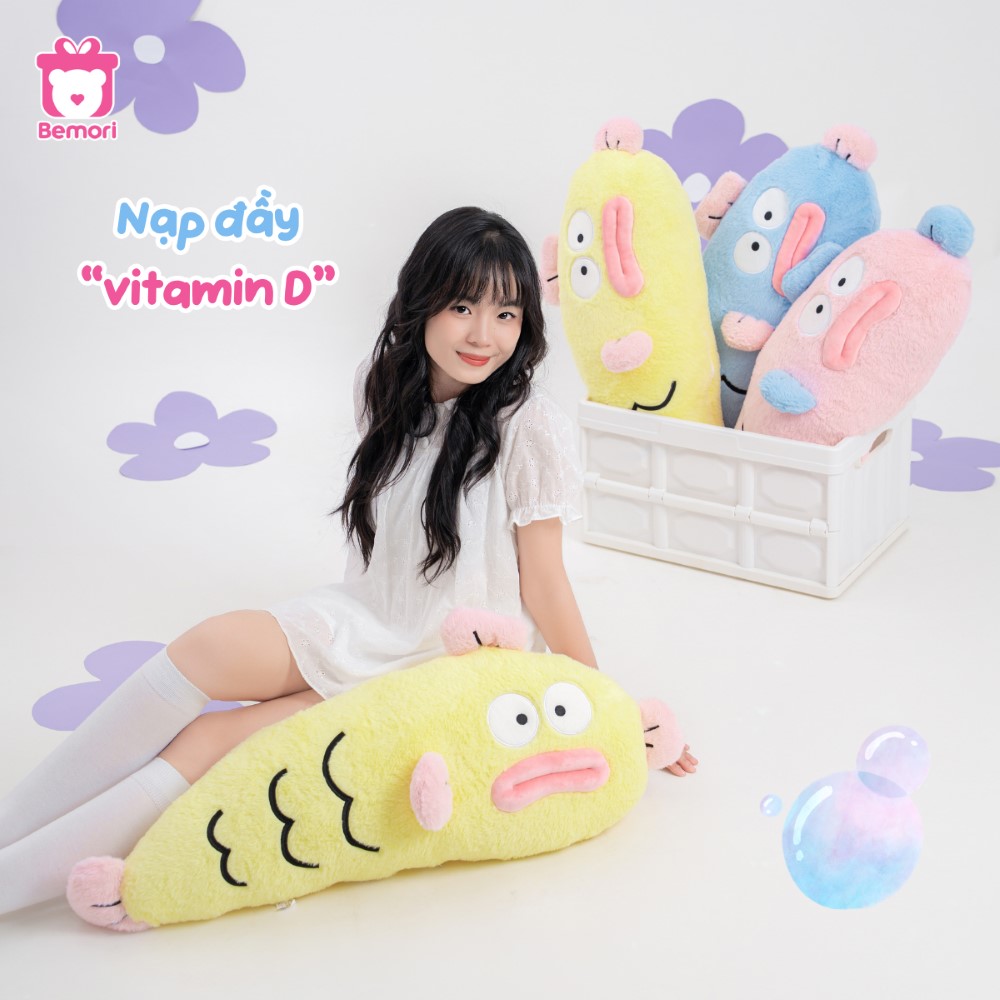 Ôm cá bông môi tều mỗi ngày để nạp đầy "vitamin D"