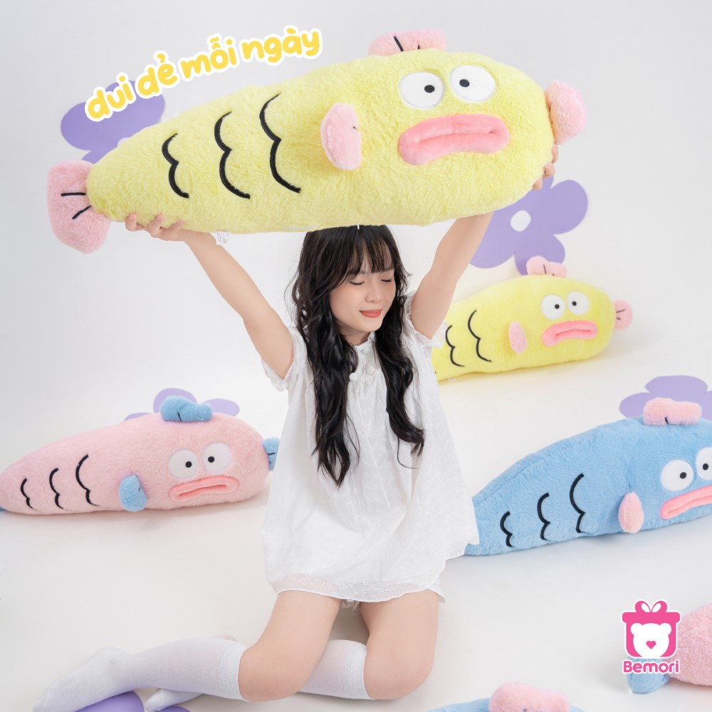 Ôm cá bông môi tều dui dẻ mỗi ngày