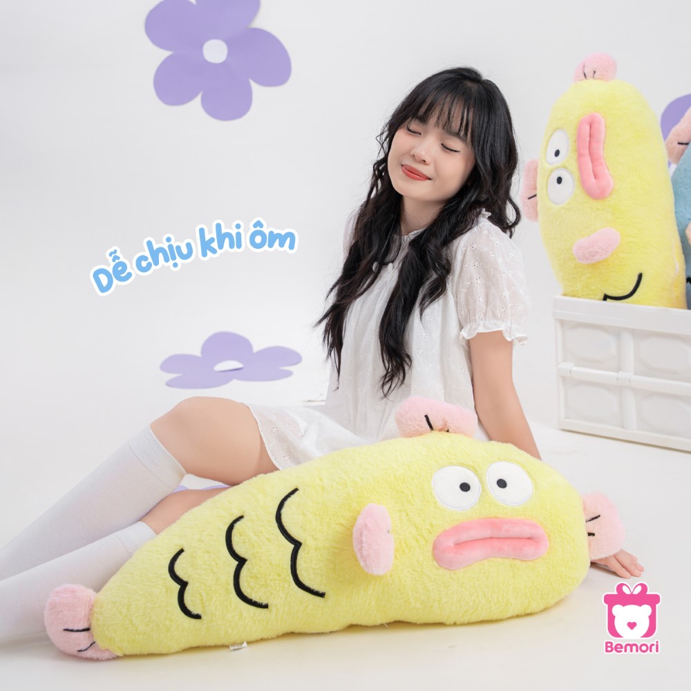 Ôm cá bông môi tều dễ chịu mềm mại