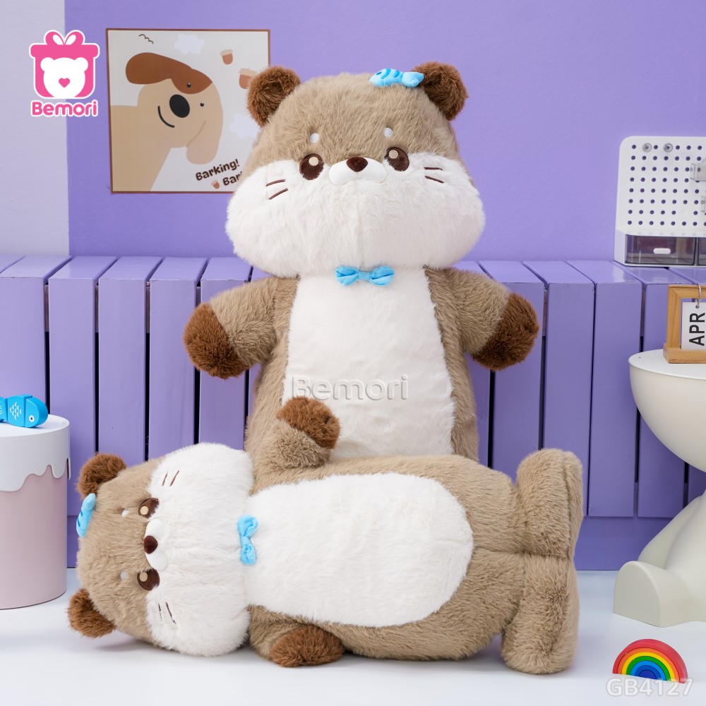 Gối Ôm Hải Cẩu Đội Cá