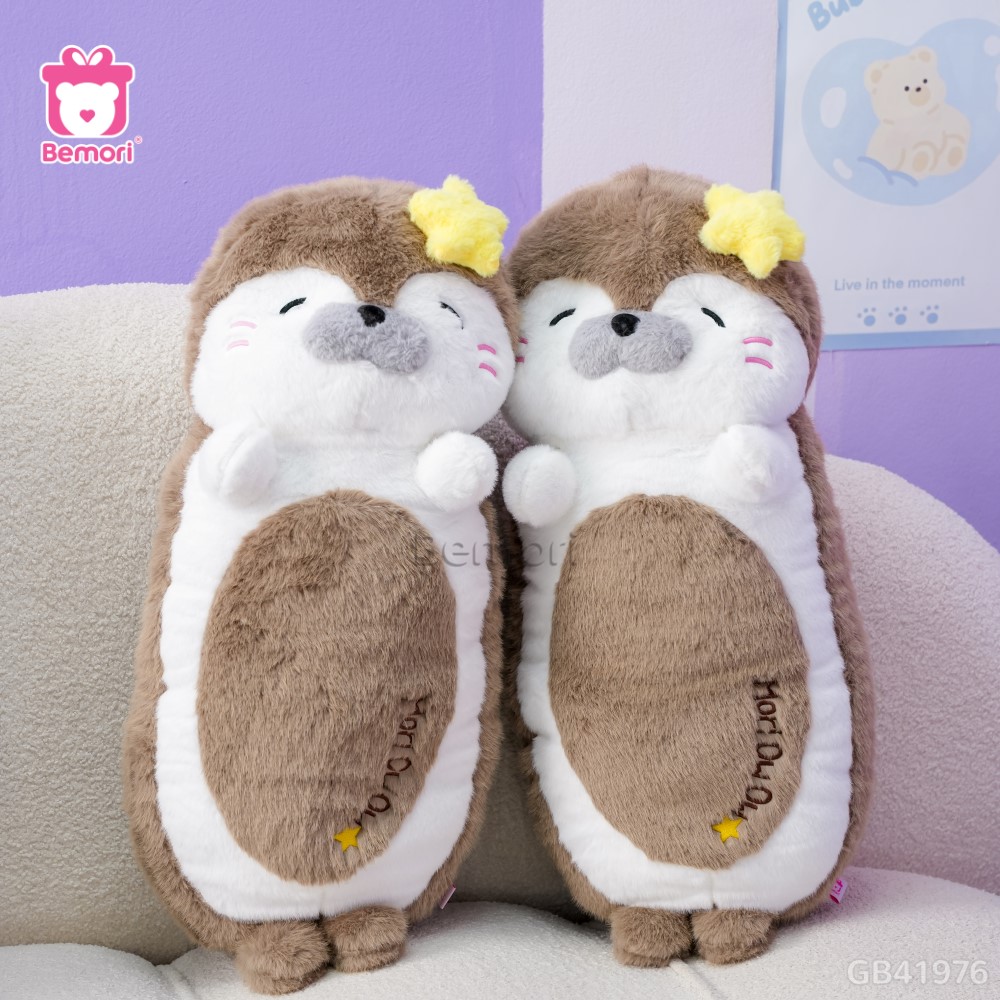 Gối Ôm Hải Cẩu Đầu Sao Mori Ow giúp ngủ ngon hơn