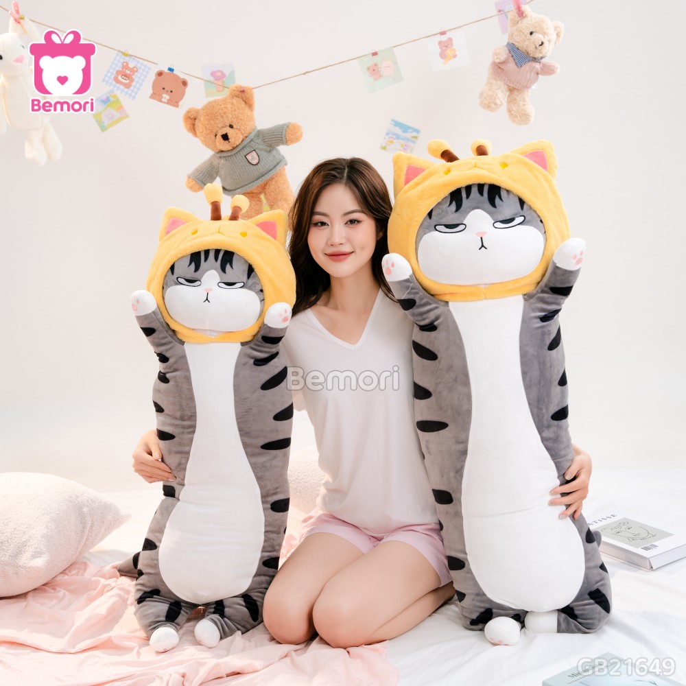 Gối Ôm Mèo Hoàng Thượng Cosplay Thú Bigsize