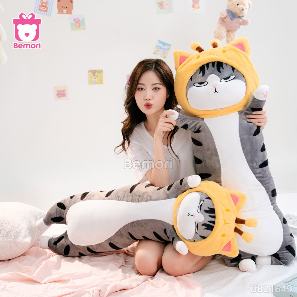 Gối Ôm Mèo Hoàng Thượng Cosplay Thú Bigsize