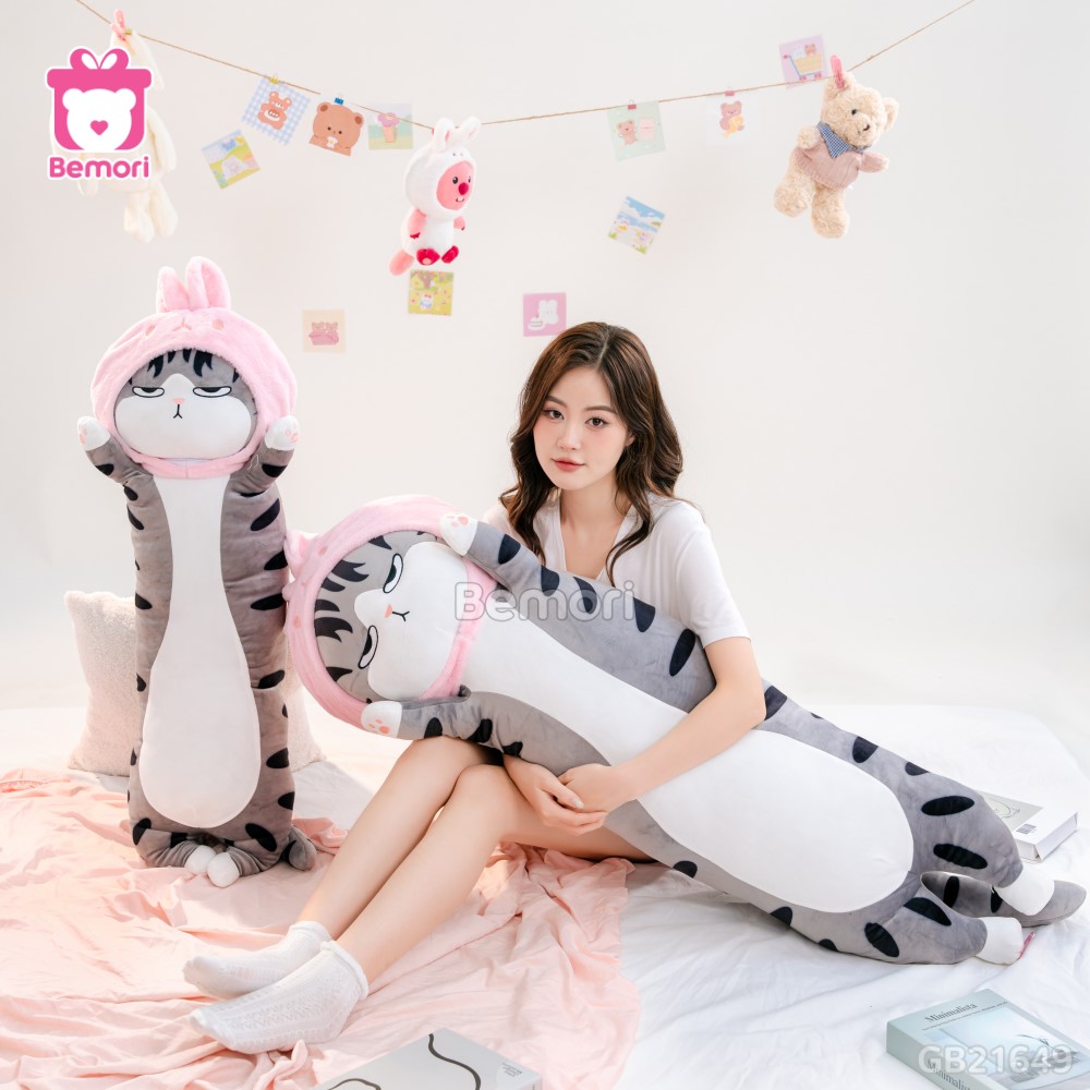 Gối Ôm Mèo Hoàng Thượng Cosplay Thú Bigsize