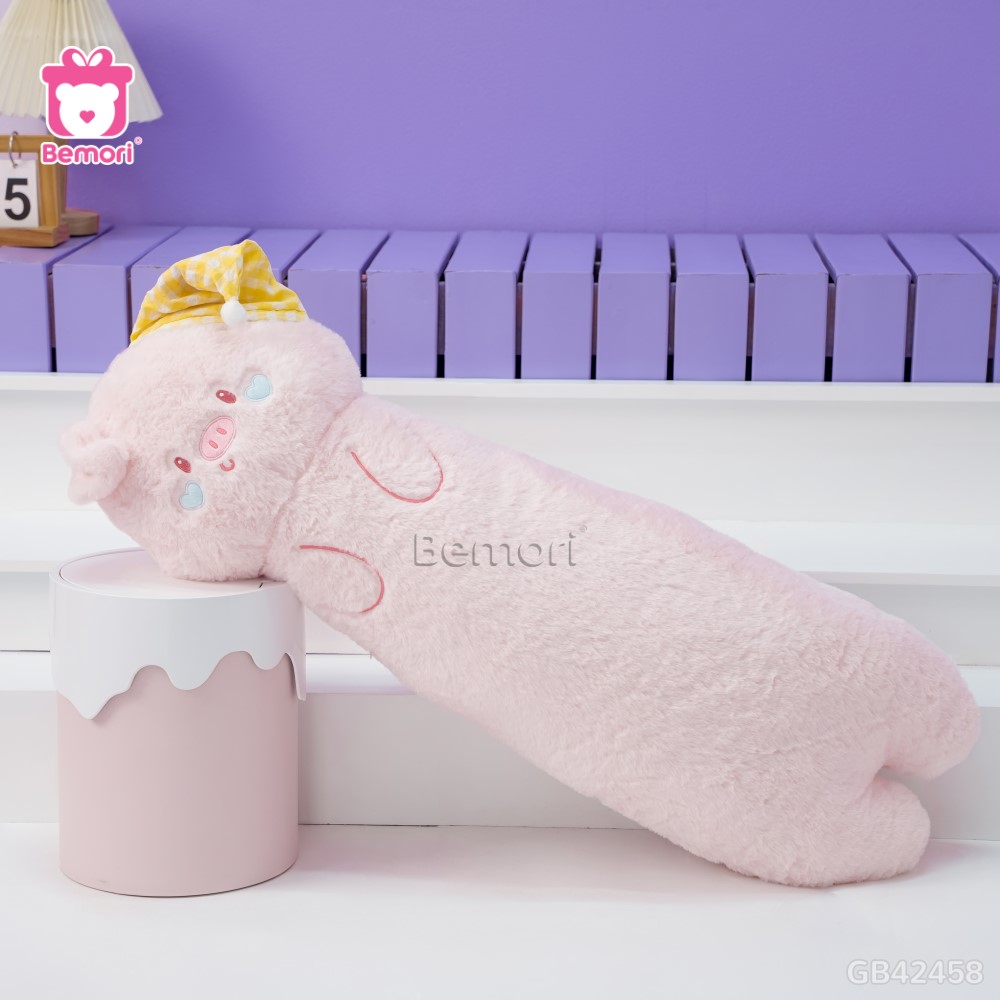 Gối Ôm Vải Lông Bộ Thú Đội Mũ mang lại cảm giác được quan tâm và vỗ về