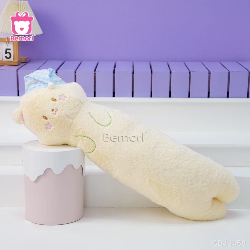 Gối Ôm Vải Lông Bộ Thú Đội Mũ mệt thì ôm, buồn thì ôm, buồn ngủ càng phải ôm