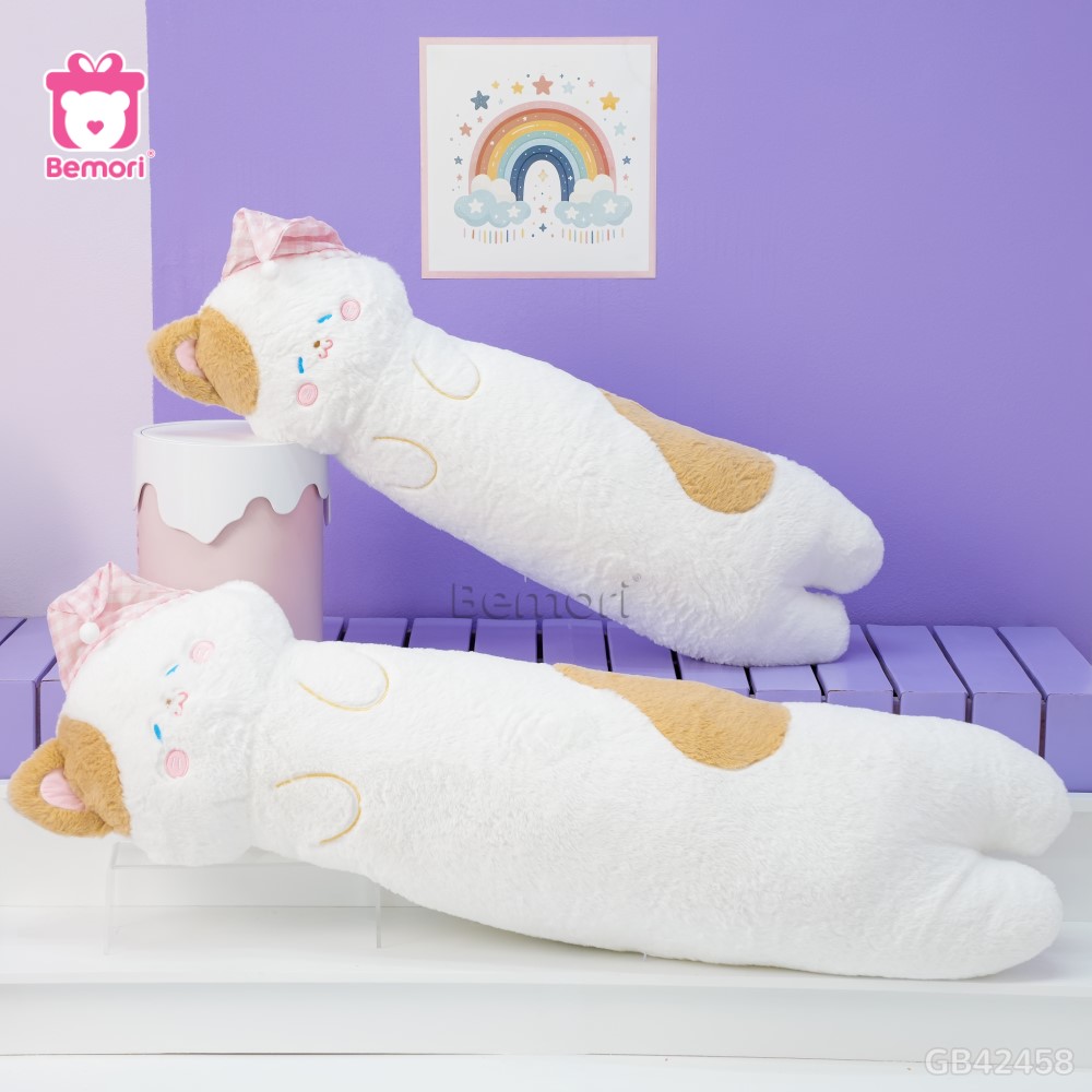 Gối Ôm Vải Lông Bộ Thú Đội Mũ nhìn thôi cũng đủ thấy mood vui lên