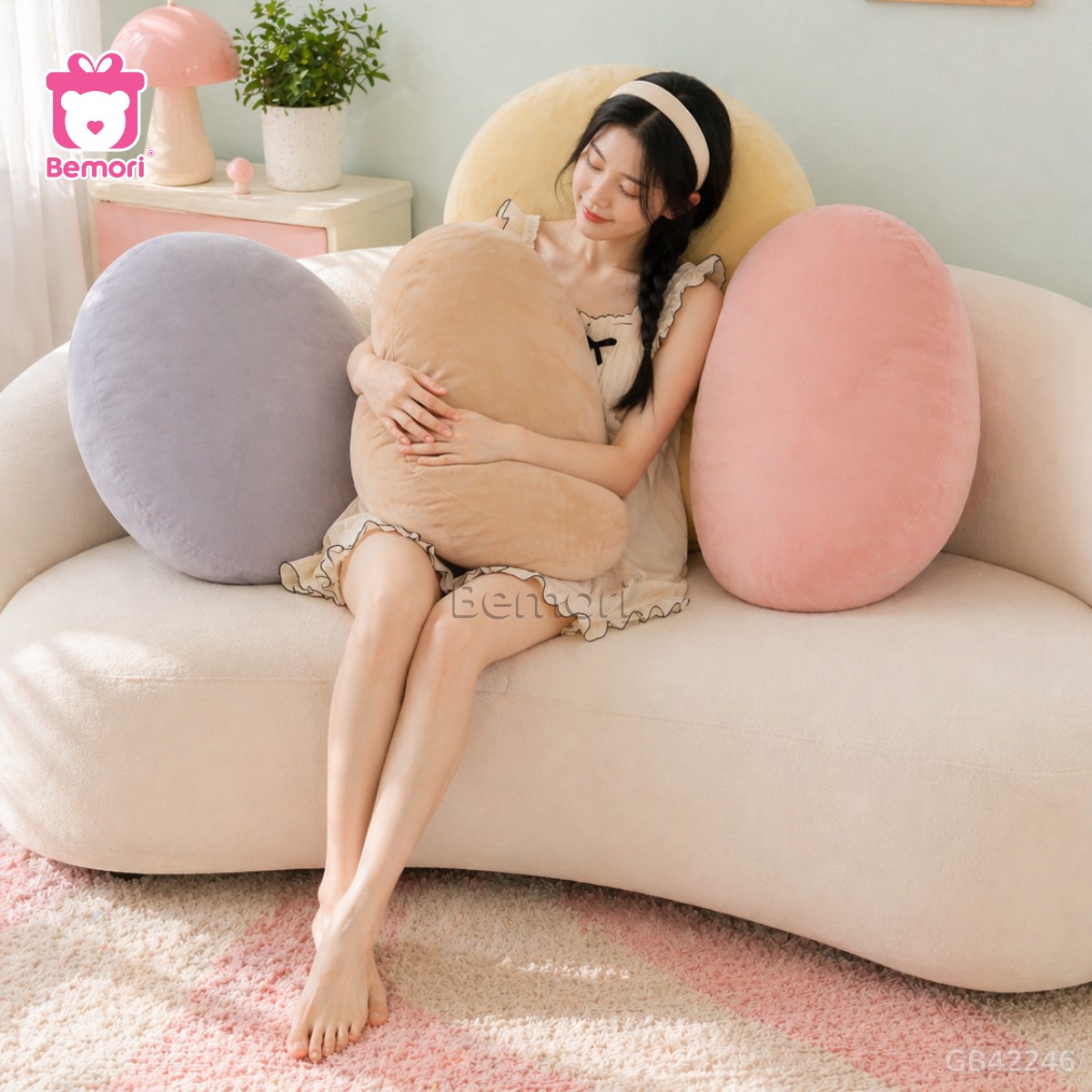 Gối Mochi Kem Lạnh Băng Lạnh