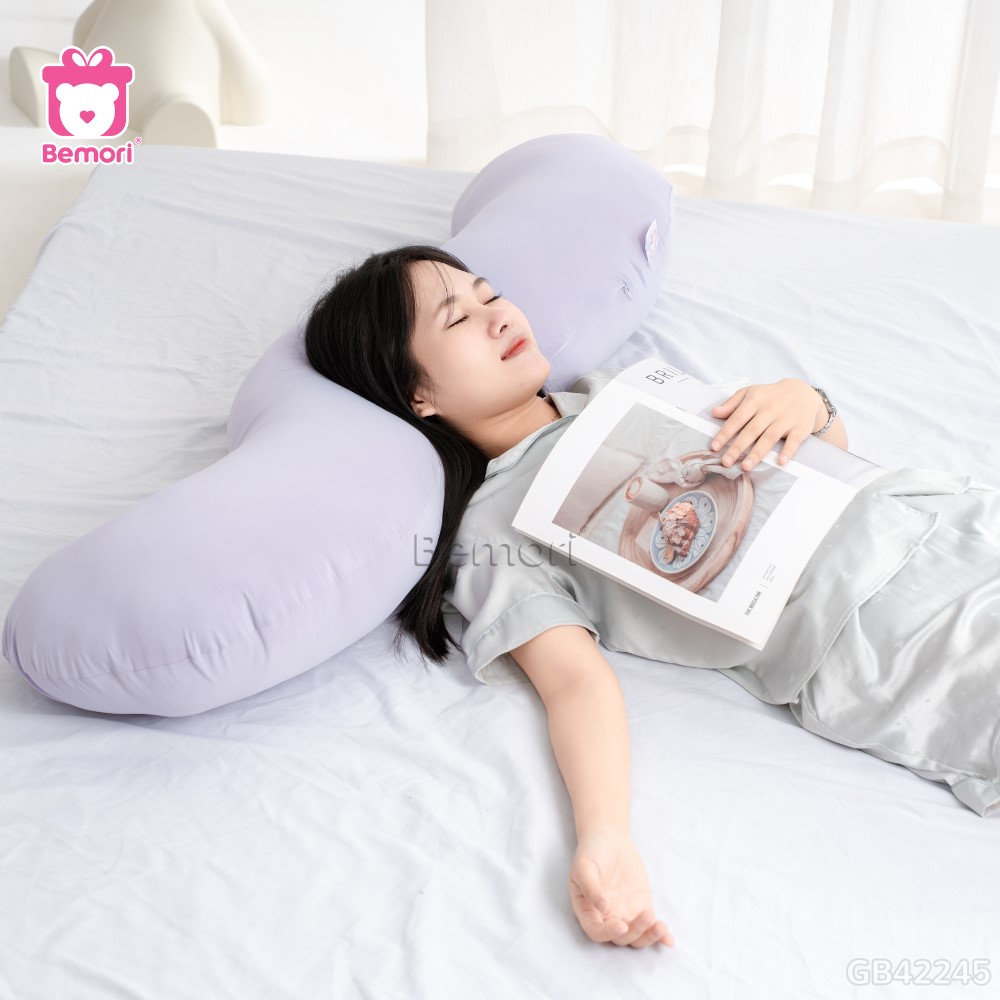 Gối Ôm Kem Lạnh Dáng Sóng êm ái cho những giờ nghỉ ngơi trọn vẹn
