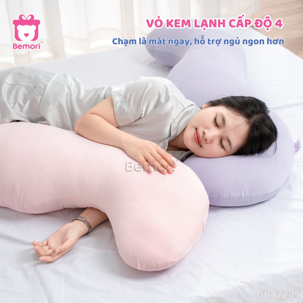 Review chất lượng gối kem lạnh dáng sóng Bemori sau 1 tháng sử dụng