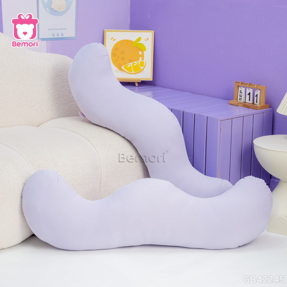Gối Ôm Kem Lạnh Dáng Sóng ngủ mát suốt đêm