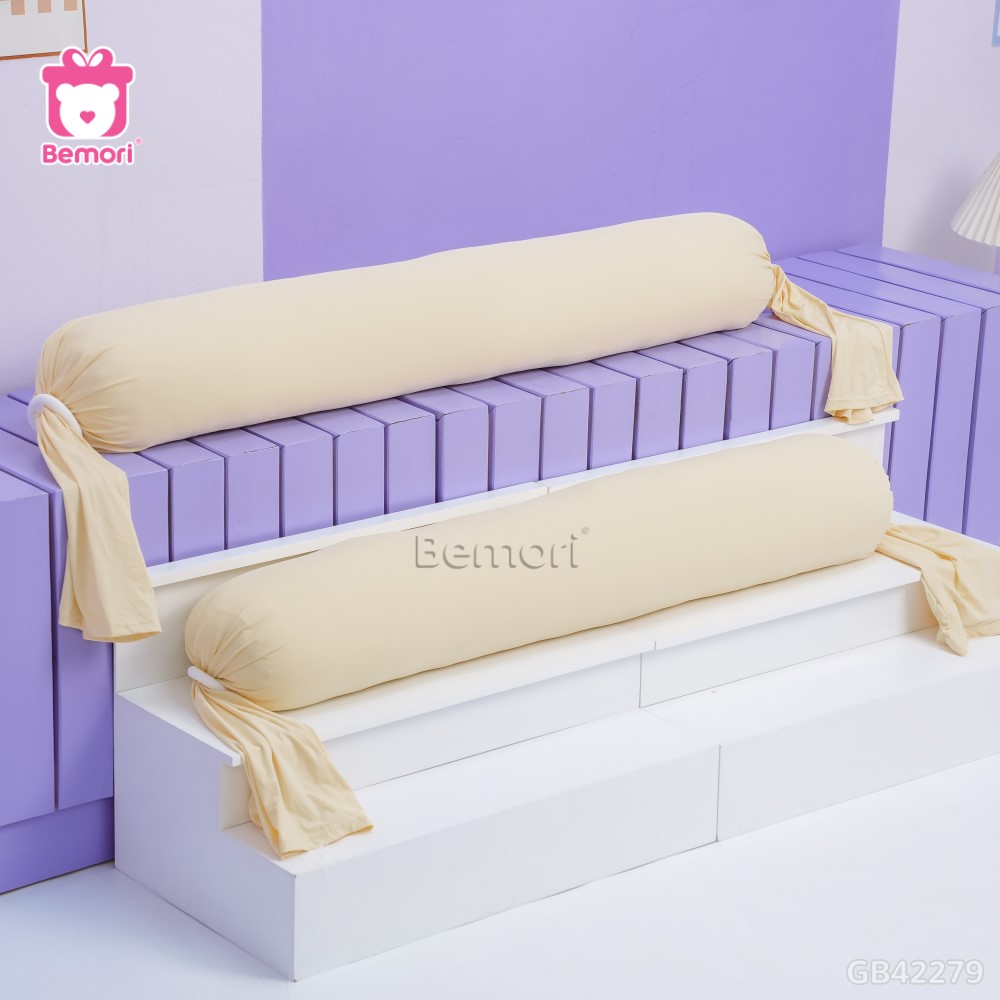 Gối Ôm Kem Lạnh Hình Kẹo màu vàng