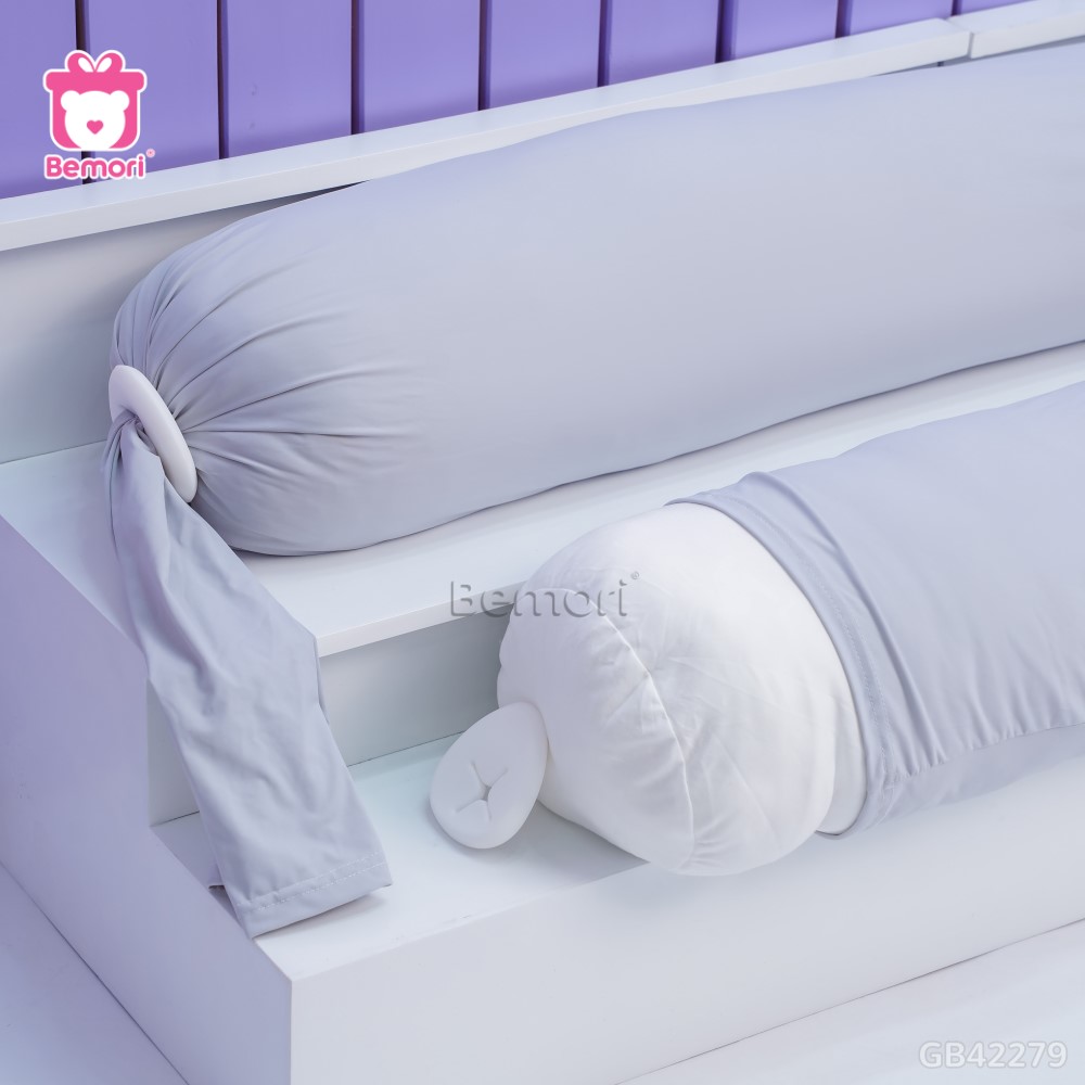 Gối Ôm Kem Lạnh Hình Kẹo màu xám