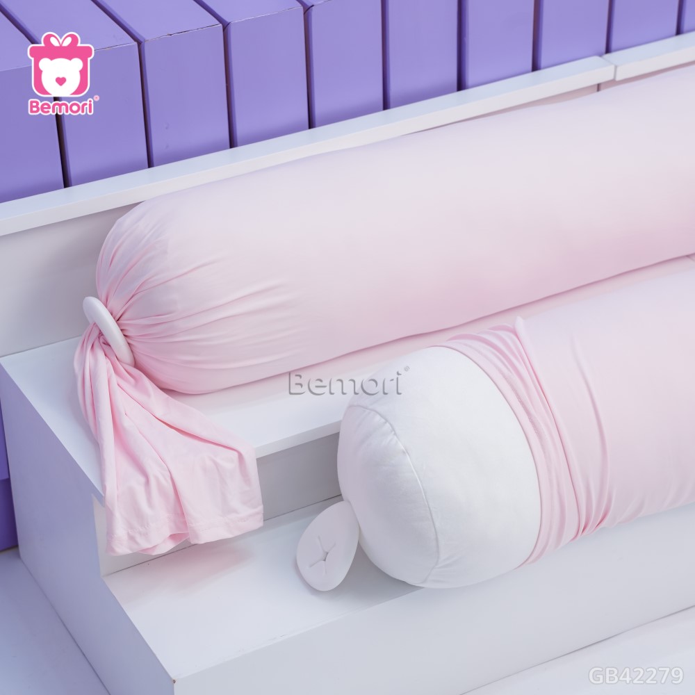 Gối Ôm Kem Lạnh Hình Kẹo màu hồng