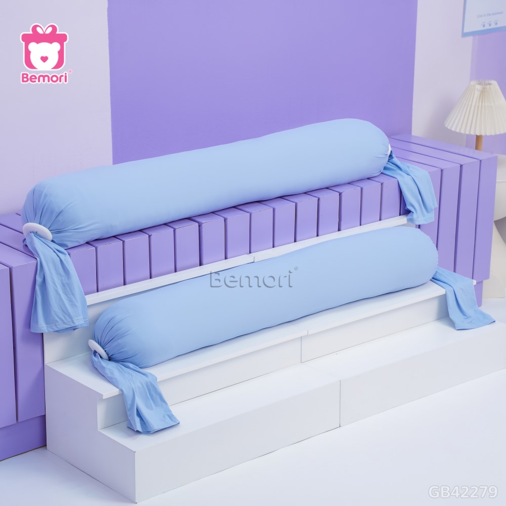 Gối Ôm Kem Lạnh Hình Kẹo xanh dương nhạt