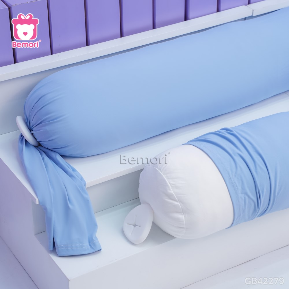 Gối Ôm Kem Lạnh Hình Kẹo xanh dương nhạt