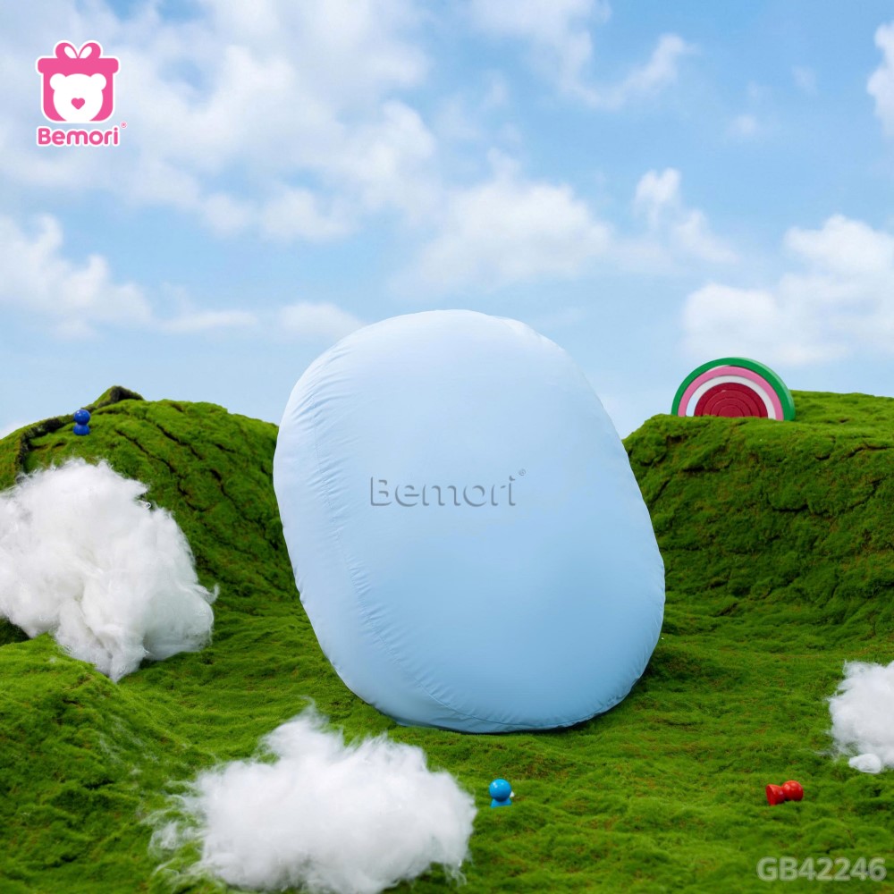 Gối mochi kem lạnh màu xanh dương đậm
