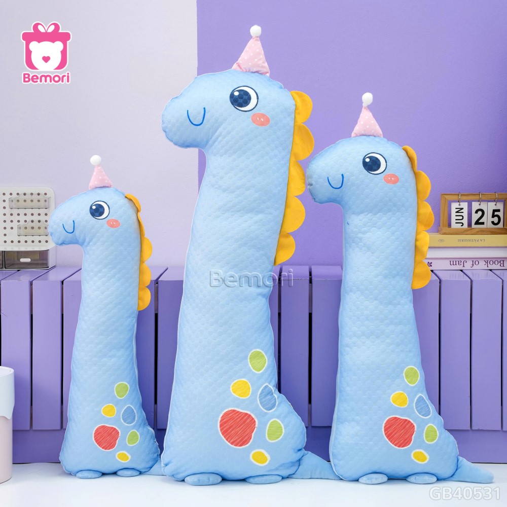 Gối Ôm Lạnh Bộ 3 Mắt Tròn - Xanh Dương