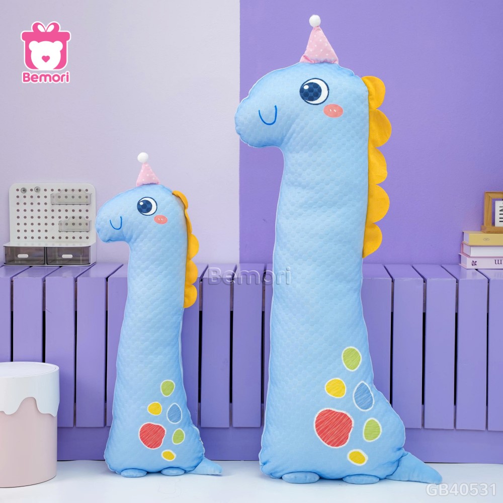 Gối Ôm Lạnh Bộ 3 Mắt Tròn - Xanh Dương
