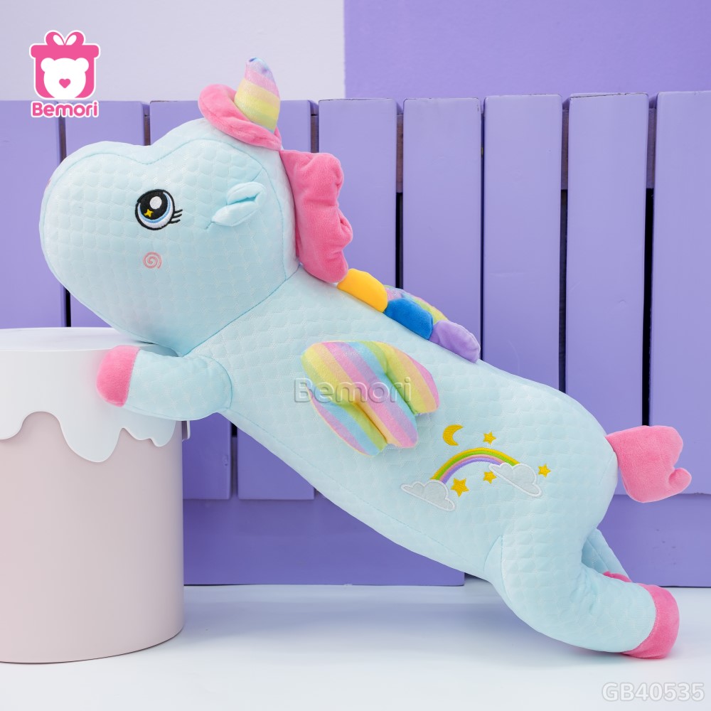 Gối Ôm Lạnh Unicorn Nằm Cánh Galaxy