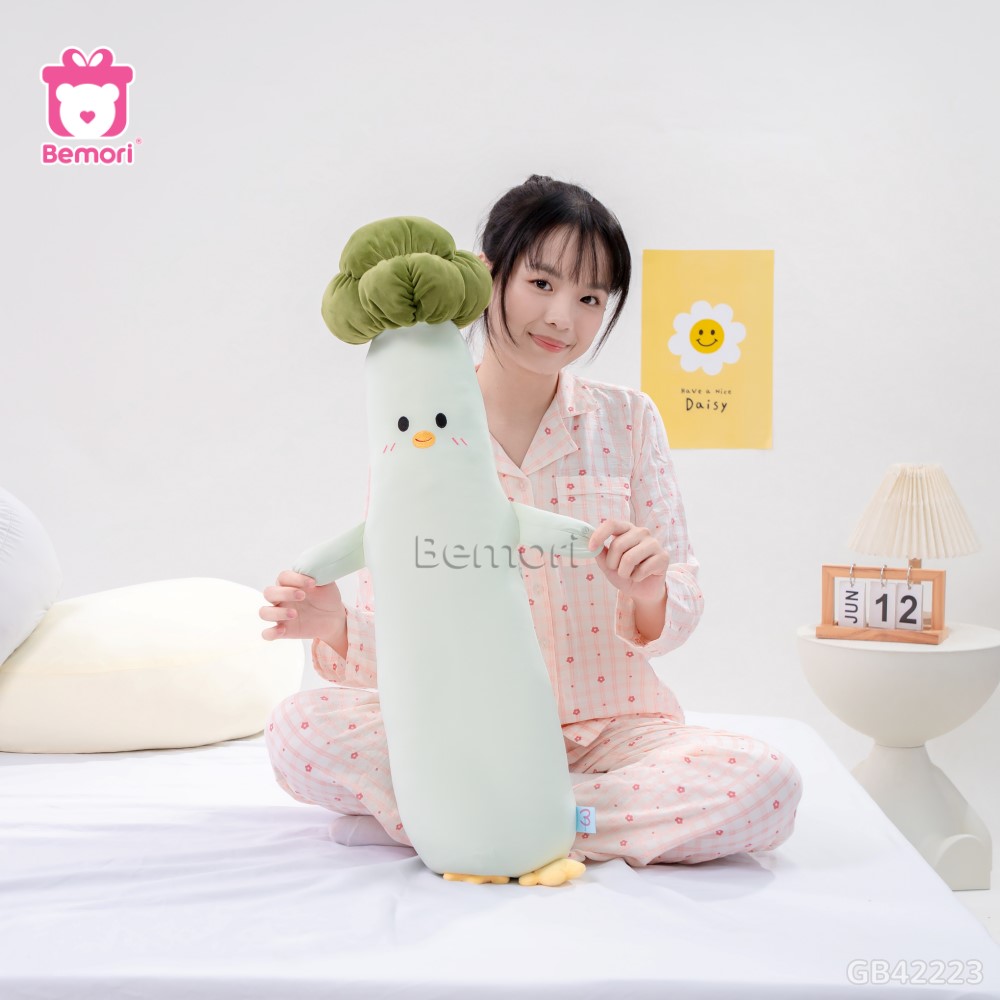 Gối Ôm Trái Cây Thun Lạnh súp lơ