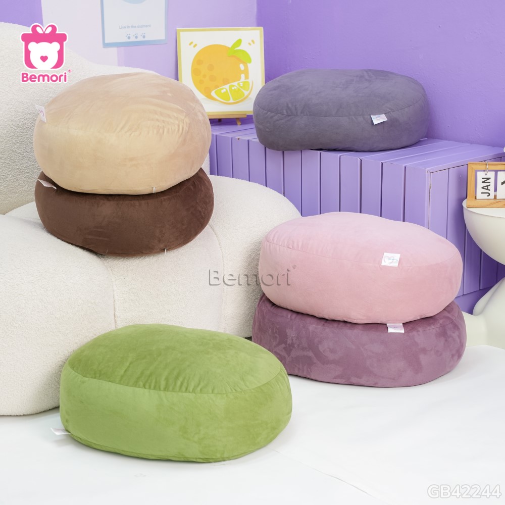 Gối Mochi Da Lộn giúp góc thư giãn thêm trọn vẹn