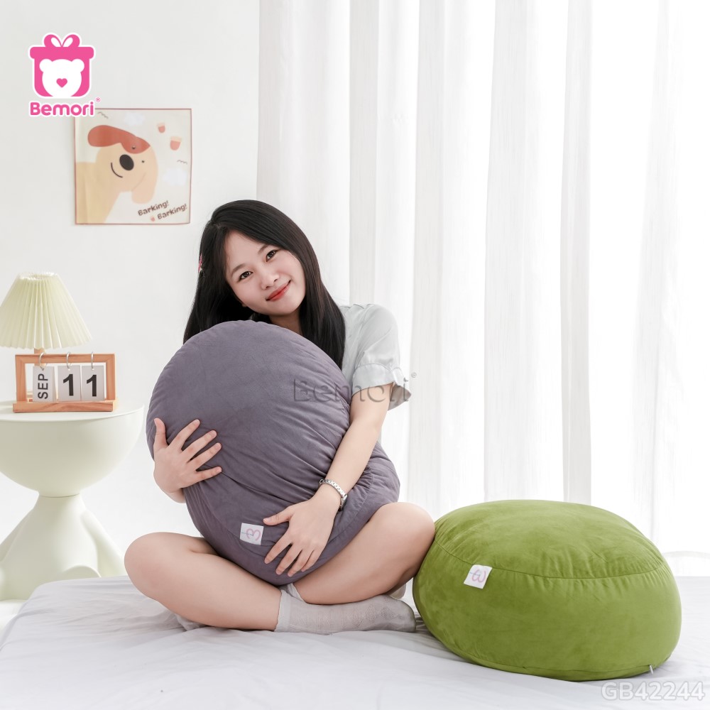 Gối Mochi Da Lộn mềm, mịn và dễ chịu trong từng cái chạm